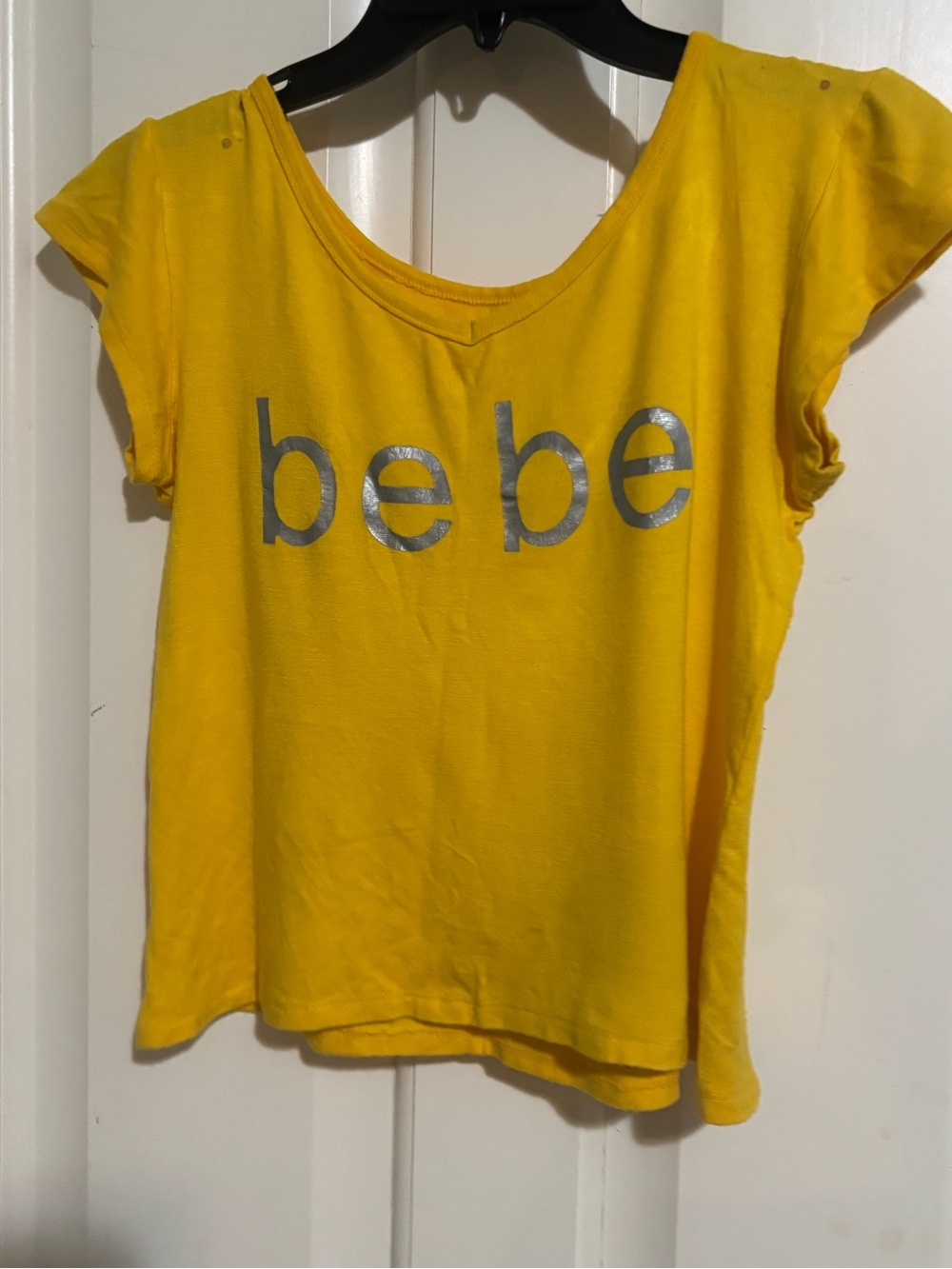 bebe women’s small size  Logo Tee